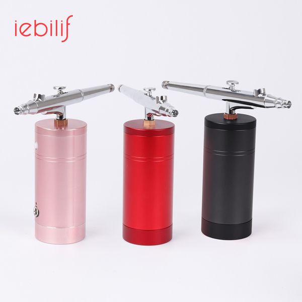 

iebilif protable airbrush spray gun oxygen meter skin rejuvenation mouisture facial clean makeup kit airbrush beauty salon