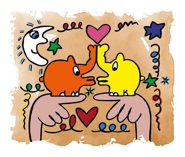 

отто waalkes - hommage джеймс рицци home decor ремесла / hd печати картина маслом на холсте стены искусства картина 191217