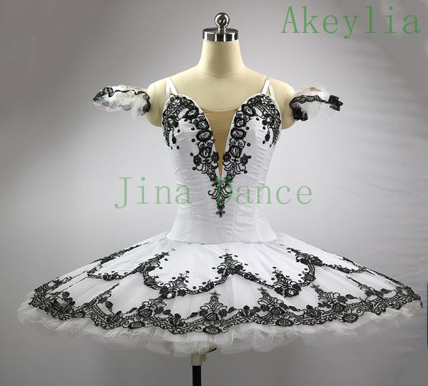 

stage wear professional ballet tutu girls black white competition ballerina pancake women performance ballet the nutcracker purple pink, Black;red