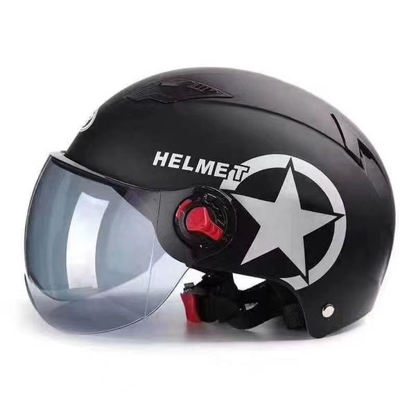 

2019 new average size harley style helmet impact resistance motorcycle scooter bike comfort protection helmet