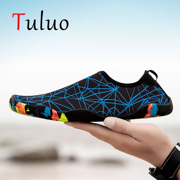 

tuluo summer barefoot water shoes swimming men women socks sneakers outdoor beach yoga upstream light seaside fitness aqua shoes