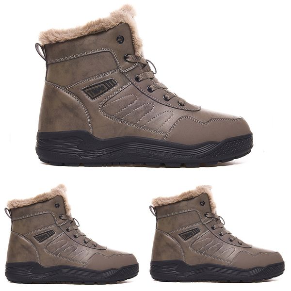 

2020 sale designer pattern7 soft black grey plus velvet warm man boy men boots mens sneakers boot trainers outdoor walking shoes