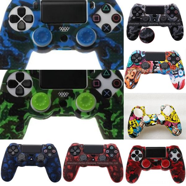 

v211t replacement plating front housing dualshock case cover for playstation shell ps4 4 controller
