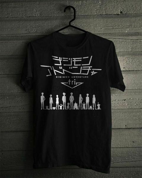 

digimon adventure tri t shirt size s-5xl, White;black