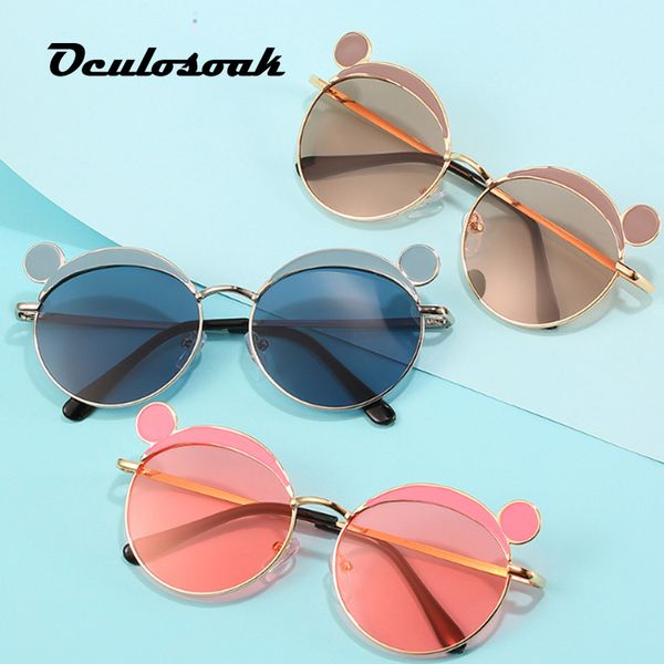 

new children sunglasses baby kid sunglasses metal frame cool handsome cute new glasses boys and girls baby uv400, White;black