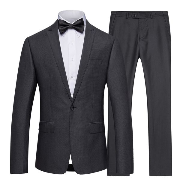 

fashionable men's wear, business casual suit purple, White;black