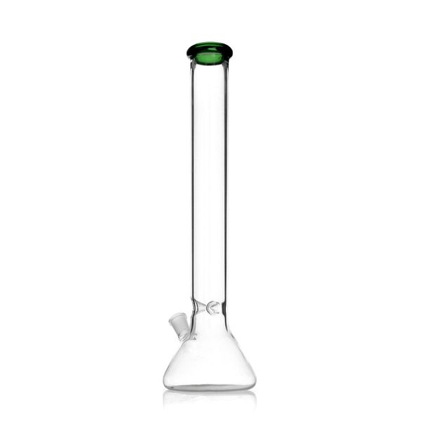 Bong in vetro con base a bicchiere grande da 18 pollici con percolatore a stelo diffuso, giunto femmina da 14 mm