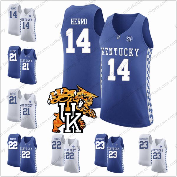 

Custom Kentucky Wildcats 0 Ashton Hagans 1 Nate Sestina 2 Kahlil Whitney 3 Tyrese Maxey 4 Nick Richards 10 Johnny Juzang Basketball Jersey