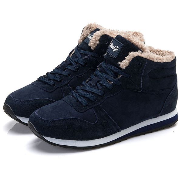 

2018 boots women warm women shoes winter boots lace up ankle warm ladies shoes black blue