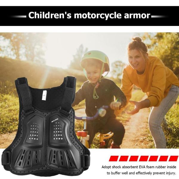 

sulaite black kids chest spine protector vest body armor absorber styrofoam adjustment waistfor bike skiing black