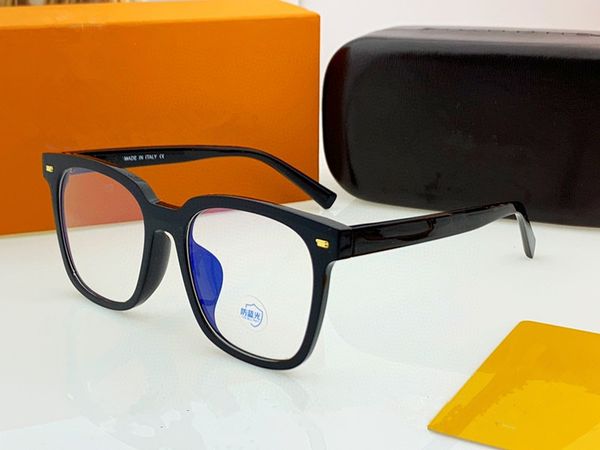 

2020 brand mens woman myopic glasses adumbral luxury sunglasses for man womens plain anti- blue light glass with box, White;black