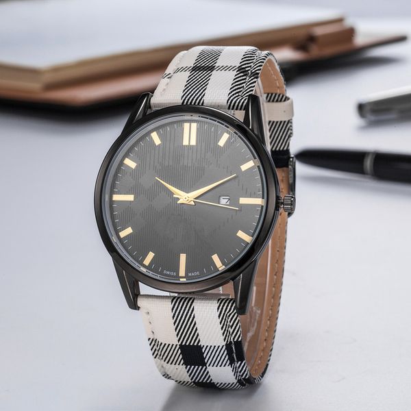 

2018 Марка Моды Роскошные Мужские / Женские кожаные Часы Известный дизайнер Из Нерж