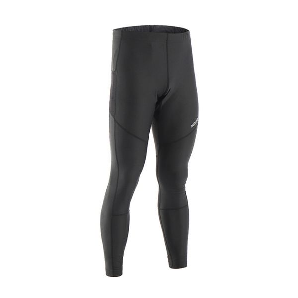 

high elastic men's anti-sweat breathable bicycle trousers cycling tights professional cycling pants spring autumn tights, Black