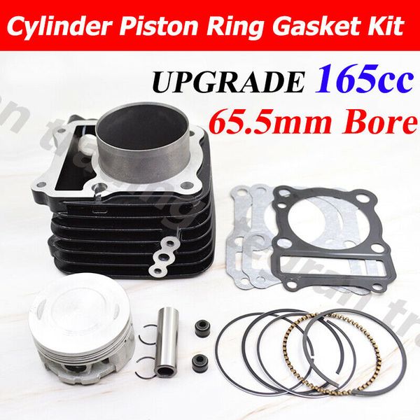 

back/silver big bore 65.5mm 165cc for keeway rkv125 rks125 rkv rks 125 egr motorcycle cylinder piston gasket rebuild kit