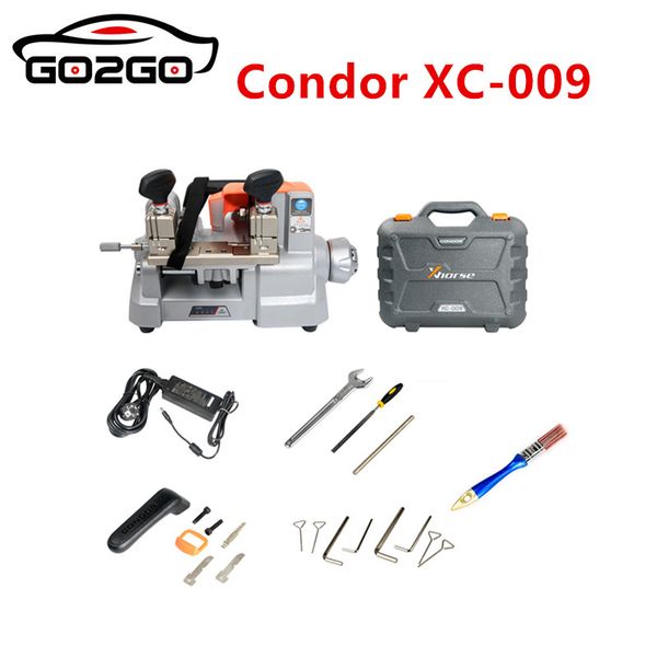 

xhorse condor xc-009 key cutting machine with battery r than condor xc-mini for single-sided and double-sided key