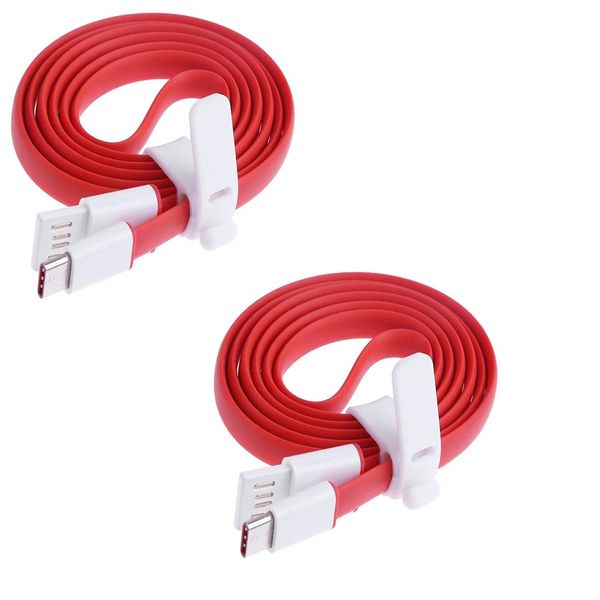 

2pcs 1m type-c 4a usb fast charger date cable for xiaomi oneplus 6 / 5t / 5 / 3t