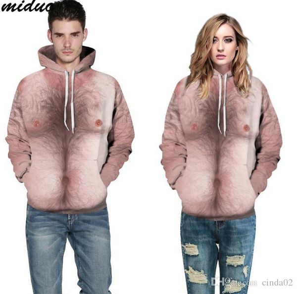 

sexy chest волос 3d печать мужской толстовка muscle man sportwear пуловер хип-хоп стиль тренировка люди свободных топы потного, Black