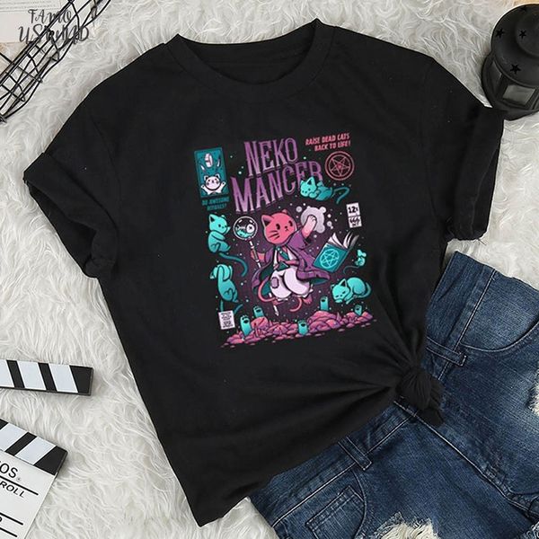 

fun cartoon casual gothic hip hop ulzzang street dropshipping album regular print harajuku cap sleeve tees punk tshirt femme clothes, White
