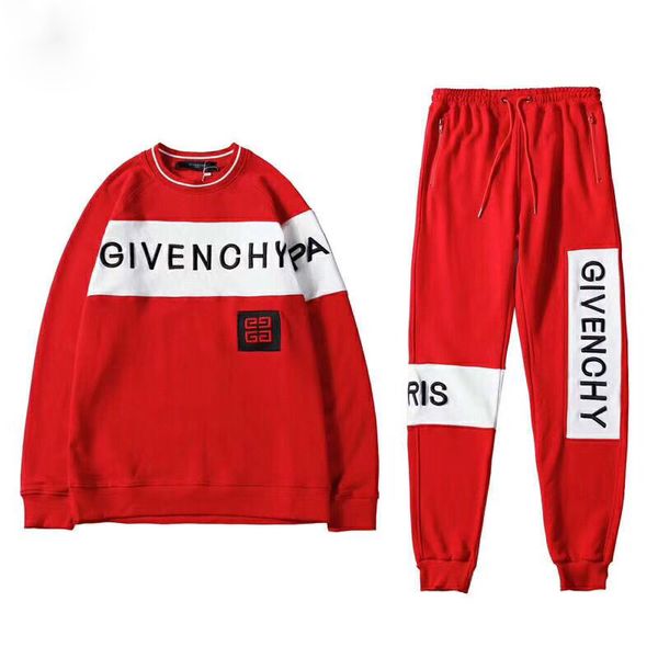 

new brands luxuryt designers letter printing running 2019 sets sweatshirt tracksuit suits mens coats jackets casual sweat shirts m-2xl, White;black