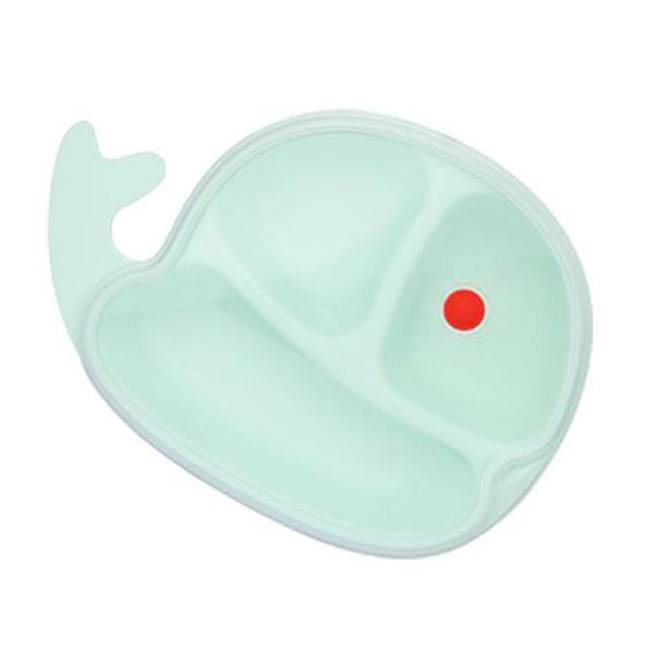 

pp material can sterilized hang baby tableware kitchen utensils baby small whale plate food grade baby feeding