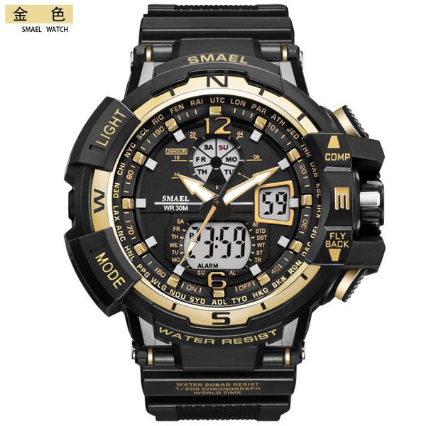 BRW Herrenuhren Marke Outdoor-Sportuhren Mode Lässig Leder Herrenuhren Digitaluhr Herren Relogio Masculino Drop Shipping