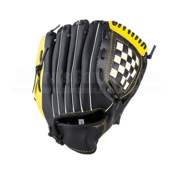 

adults baseball glove 3 colors thick leather glove baseball mitt age 16
