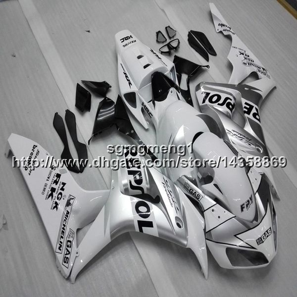 

gifts+screws injection mold repsol silver motorcycle article for honda cbr1000rr 2006-2007 cbr 1000 rr 06 07 abs motor fairing