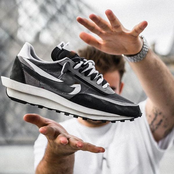 

nÃ­ke sacai x nÃ­ke ldv waffle daybreak sneakers sports running shoes 36-45 112580, Black