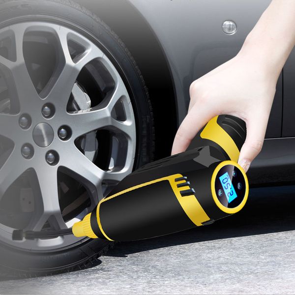 

12v air compressor car tyre inflator wireless air pump digital tire inflator portable compressor car auto emergency tool