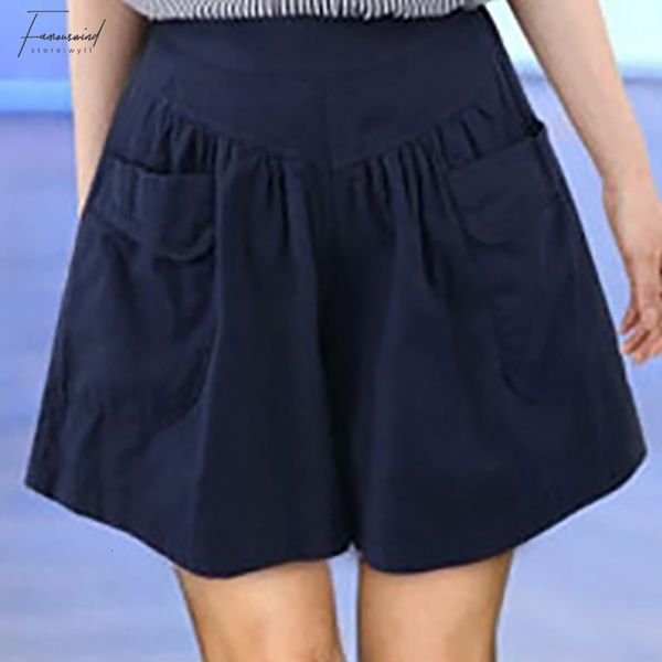 

womens shorts woman shorts summer 2019 shorts for women plus size 5xl wide leg female casual loose ladies khaki thin pantalones cortos, White;black