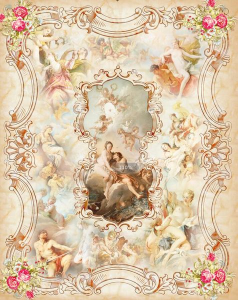 

красивый ангел рай мрамор плафон art painting гостиного потолок спальни фон обои 3d