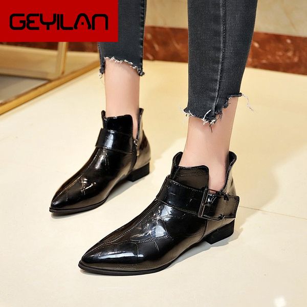 

women shoes genuine leather oxford shoes for women flats woman ballet flats zapatos mujer e436, Black