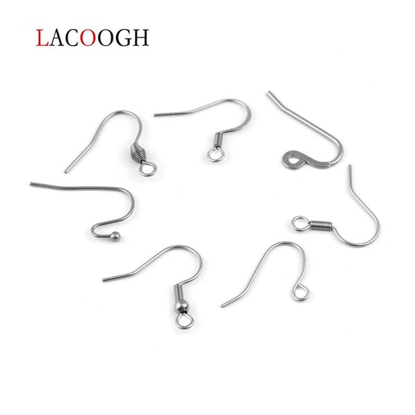 

50pcs/lot 6 style stainless steel ear wires hypo allergenic earring hooks for diy jewelry making findings components accessories, Blue;slivery