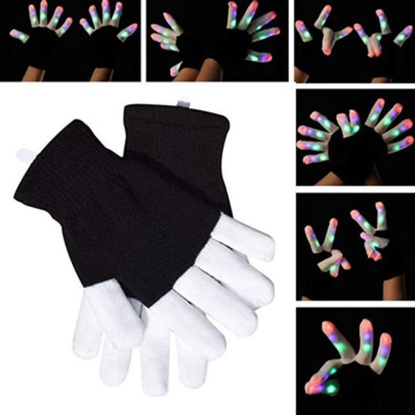 

party supplies led gloves stage performance luminous gloves colorful costume props bright led luminous christmas supplies xd22829
