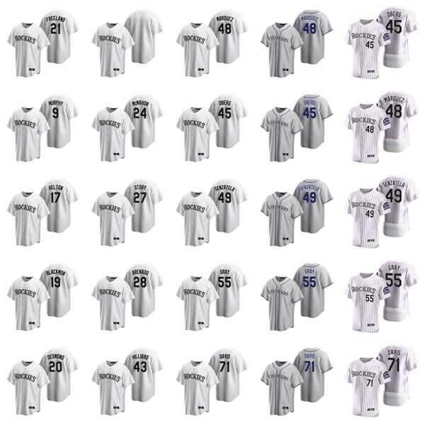 

2020 эштон гудо джерси джон грей гаррет хэмпсон сэм хиллиард джефф хоффман тайлер кинли питер ламберт бейсбольные майки сшитые на заказ, Blue;black