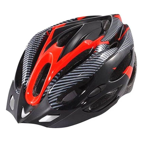 

yiwa generic cycling bicycle bike safe helmet carbon hat 19 holes red