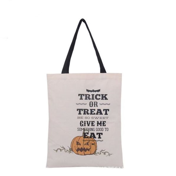 

halloween sacks bag canvas personalized children candy gifts bag pumpkin spider treat or trick halloween handbag party supplies h170