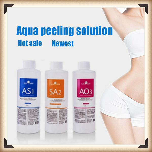 

2020 selling skin care serum / aqua peeling hydra solution hyaluronic acid facial cleaning solution set