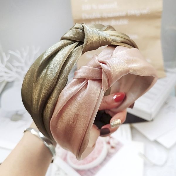 

2019 корейский бутик hairband ткань крест узел повязка женщины девушки головки волос обручи аксессуары для девочек hairbands головные уборы