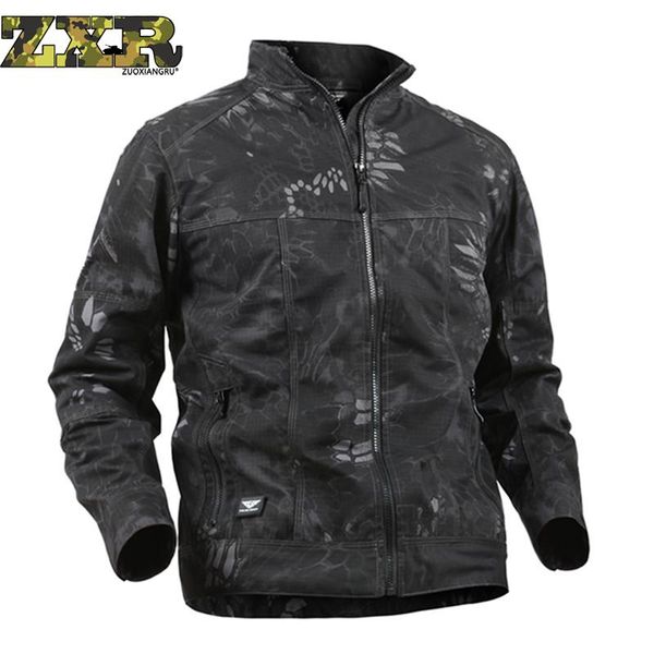 

plus size army clothe tactical hiking jackets windbreaker men spring autumn jacket waterproof wearproof windproof hiking jackets, Blue;black