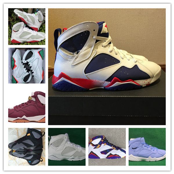 

discount 7 vii hare unc bordeaux men basketball shoes blue white sports sneakers fashion outdoor trainers wholesale good quality size 36-47