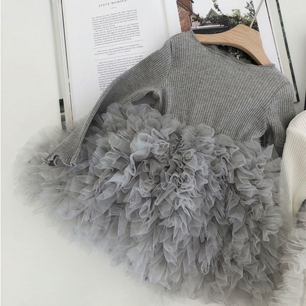 

children's wear girls dress spring 2019 children's princess gauze dress, Red;yellow