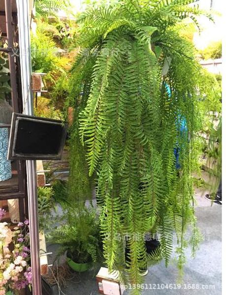 

persian grass hanging basket feels soft glue plant wall decoration material artificial flower dry flower super simulation plant
