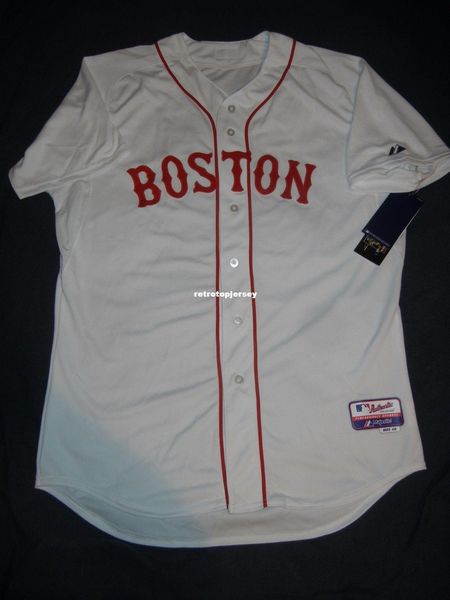 

retro majestic dustin pedroia boston cool base jersey white nwt home mens stitched baseball jerseys, Gray