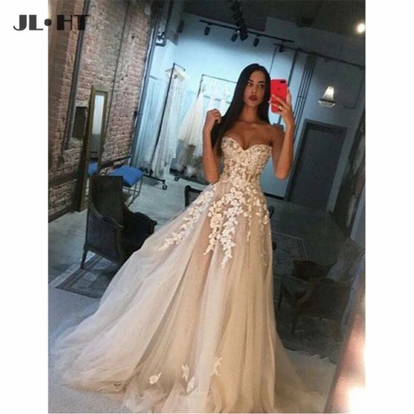 

princess champagne evening dresses with appliques prom gown party dress sweetheart tulle puffy evening dress for women, White;black