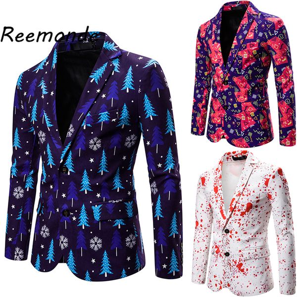 

christmas suits coat slim blazers christmas new year party suit birthday anniversary gift casual fashion metting clothing, White;black