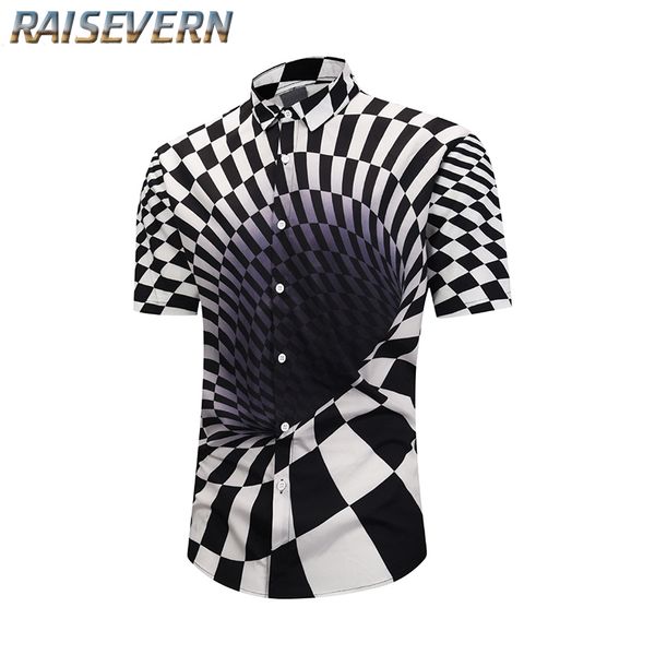 

raisevern plus size 3xl men shirt long sleeve 2019 black streetwear men clothing printed mens shirts casual man fashion 2019, White;black