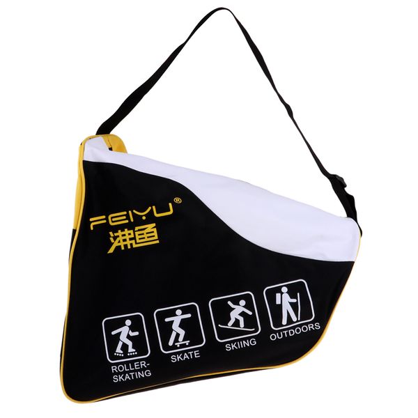 

42*42*26cm nylon portable roller skating skiing boot bag snowboard equipment adjustable shoulder bag for skiing skating