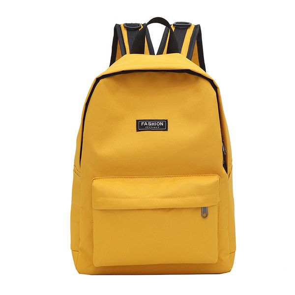 

solid color wild backpack for women 2020 new waterproof oxford travel backpack large capacity school bag for teenage boys girls