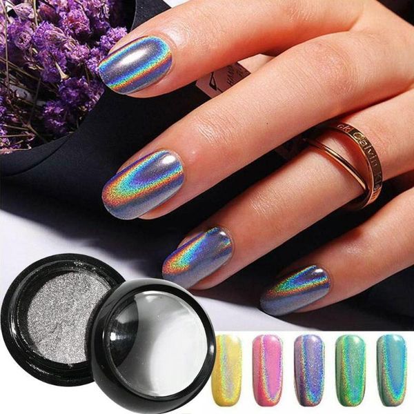 

1 box meow nail glitter powder magnet cat eyes wide art effect 9d quicksand diy mirror manicure eye decoration magic cat's e7u7, Silver;gold